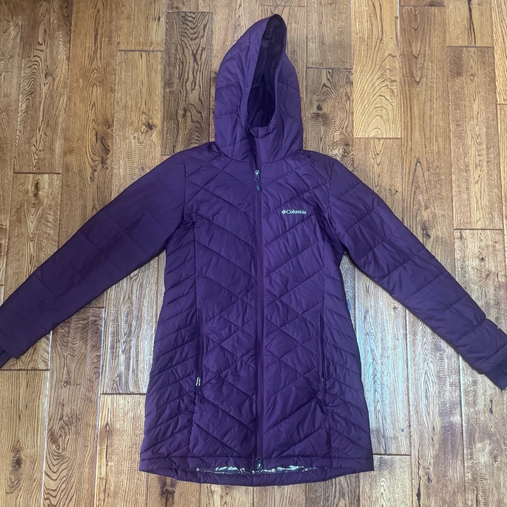 Columbia Women's Plum long Omni heat puffer coat